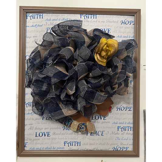 Blue Mesh Women