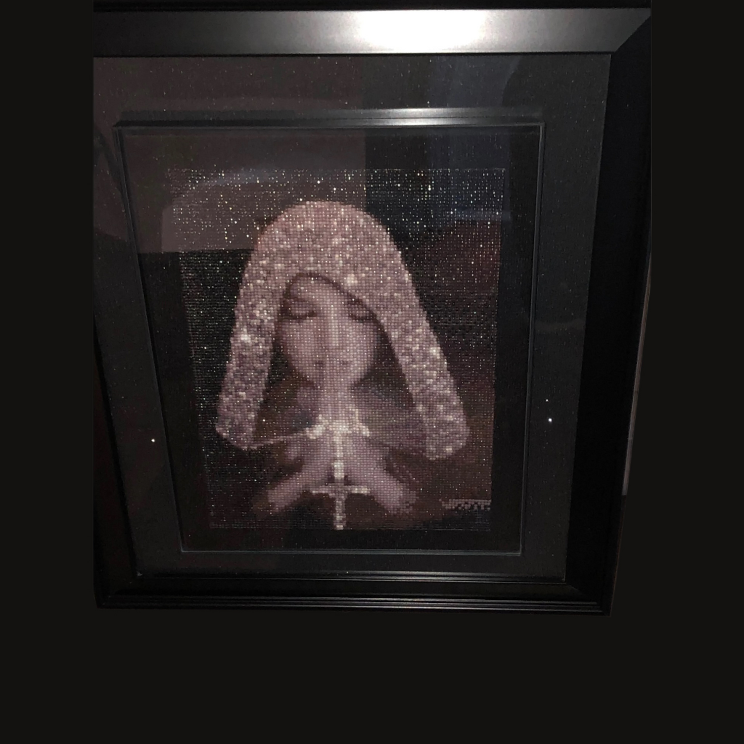 Praying Silver Hood Woman