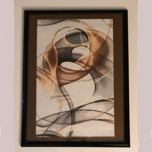 Spiral Abstract Diamond Art