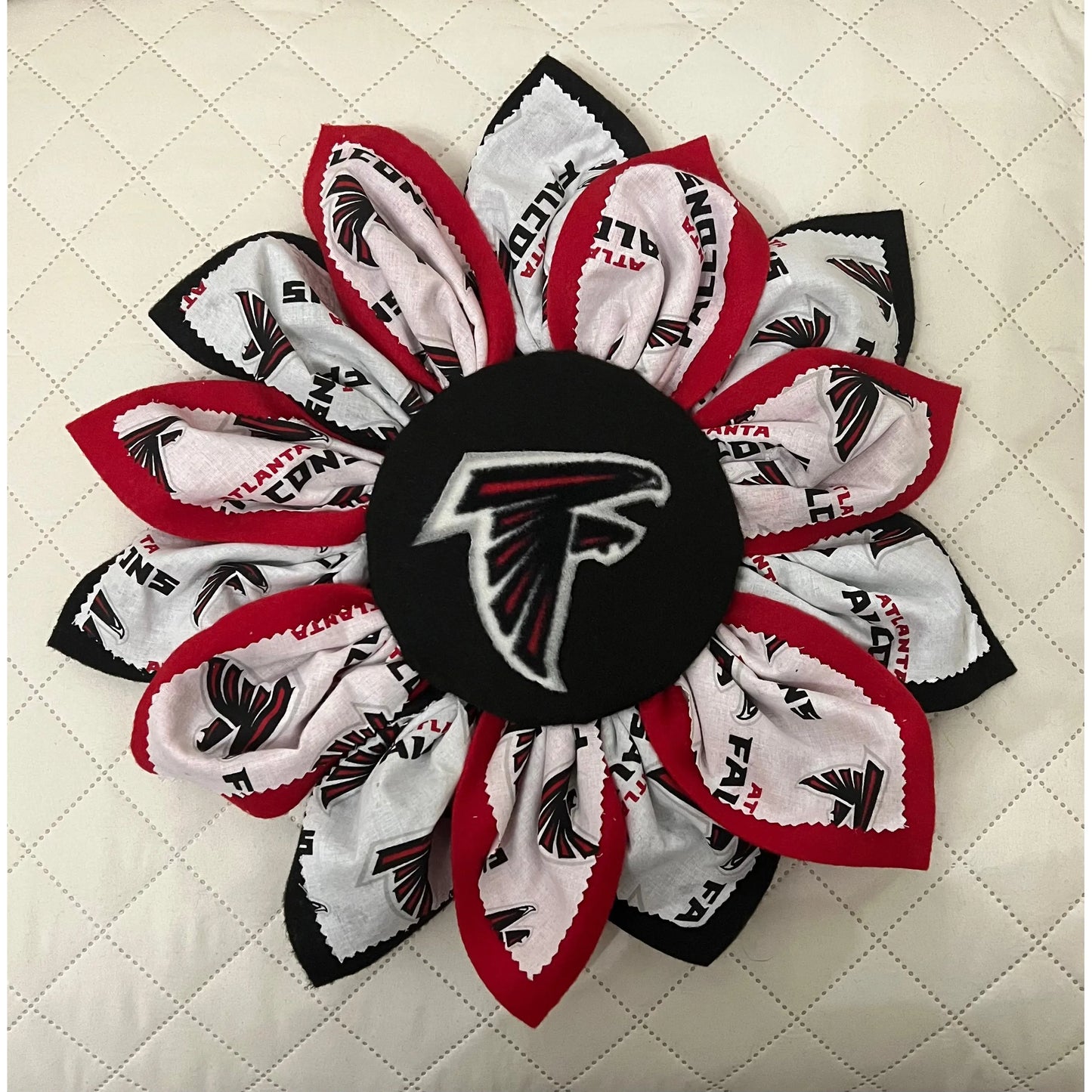 Falcon Wreath with Black Center