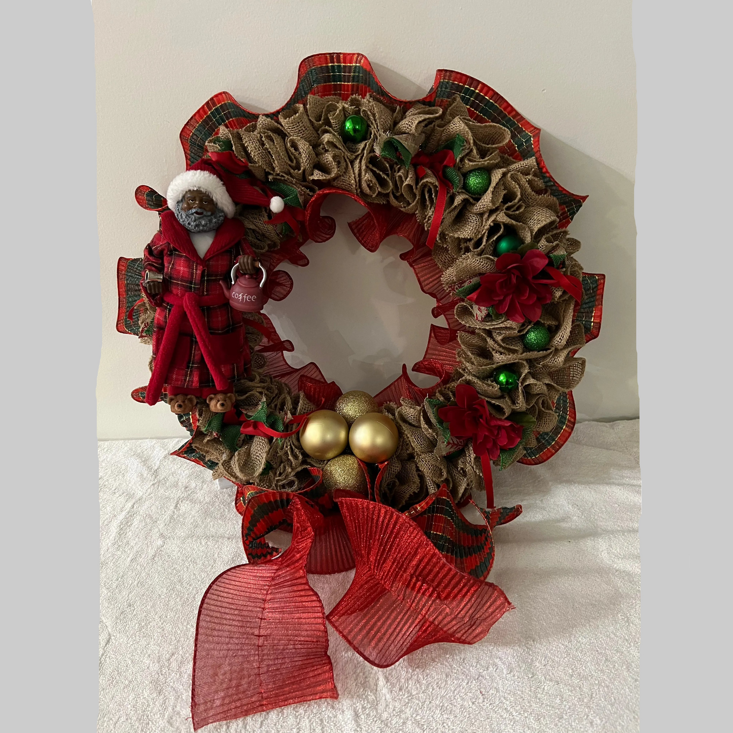 PJ Santa Wreath