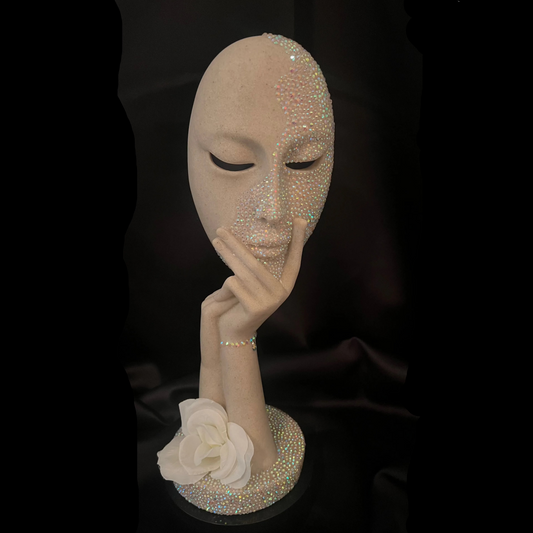 Iridescence Figurine - White Flower